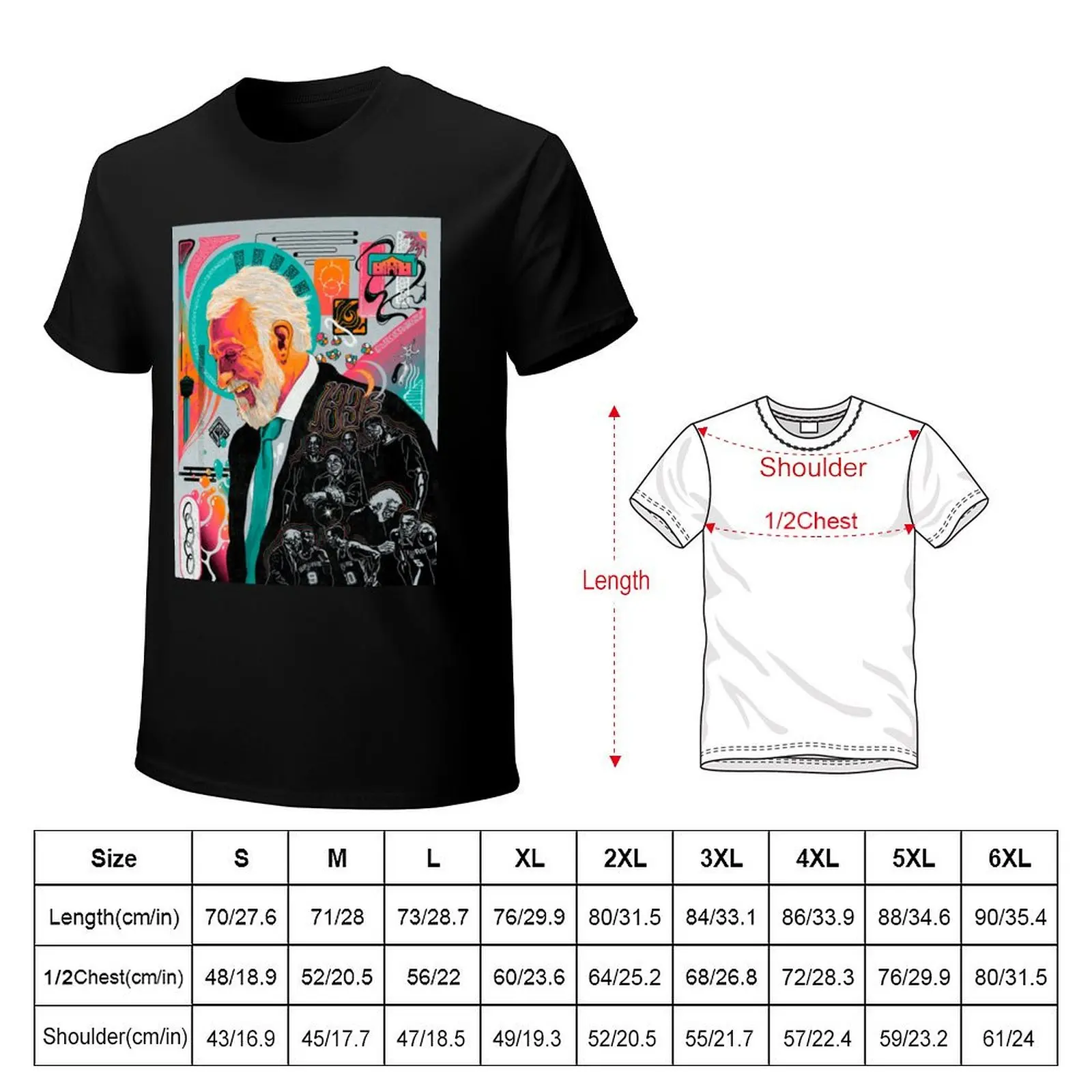 Gregg Popovich Classic T-Shirt Plus Size Non-Shrink T-Shirt
