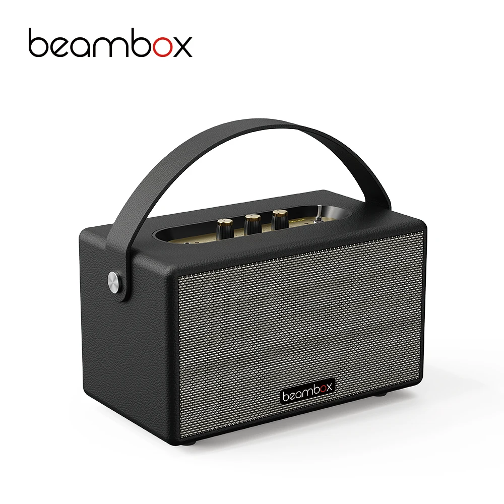 Hot Selling  Product High Soundcore Plus I Dual 3.5inch Wood Speaker Cover Leather Retro 4 Loudspeaker Enclosure Speakers