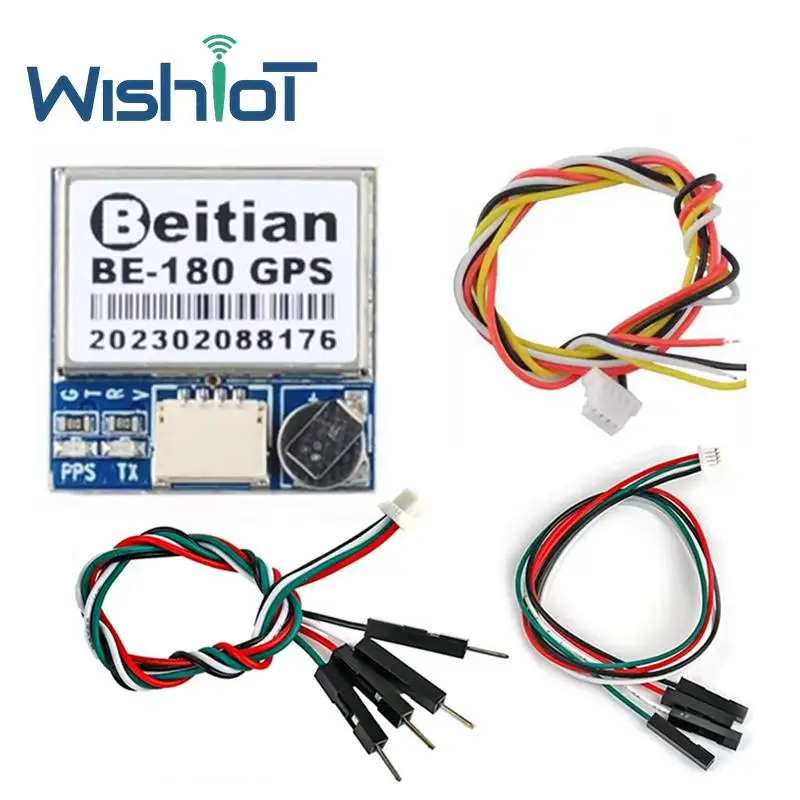 BE-180 GPS Tracking Module with M10 Antenna for Vehicle/Drones - Precision Real-Time Tracking Waterproof Design Global Coverage