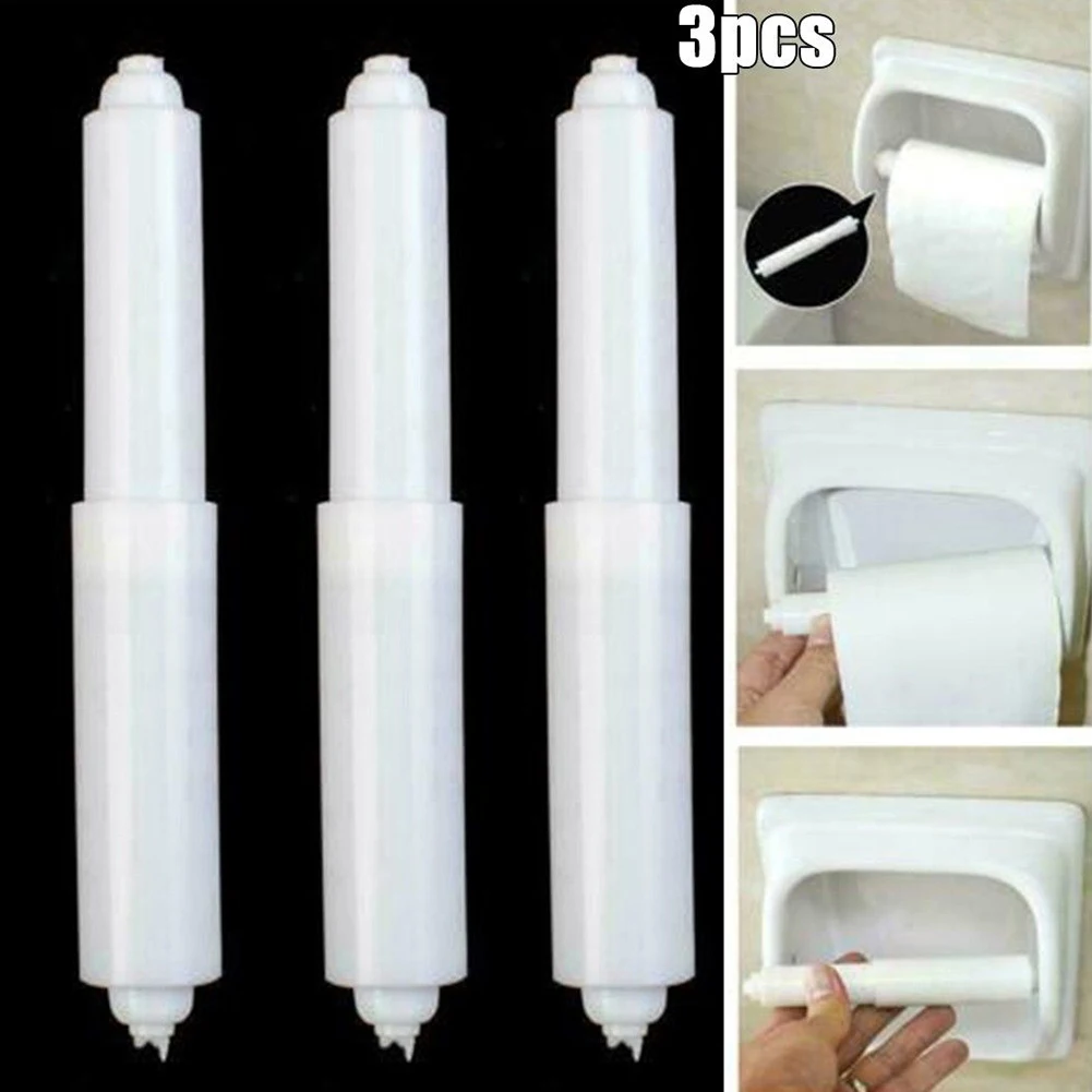 Toilet Tools Toilet Roll Spindles Flexible Insert-Spring Plastic+Metal Roll Holder Roller Spindle High Quality