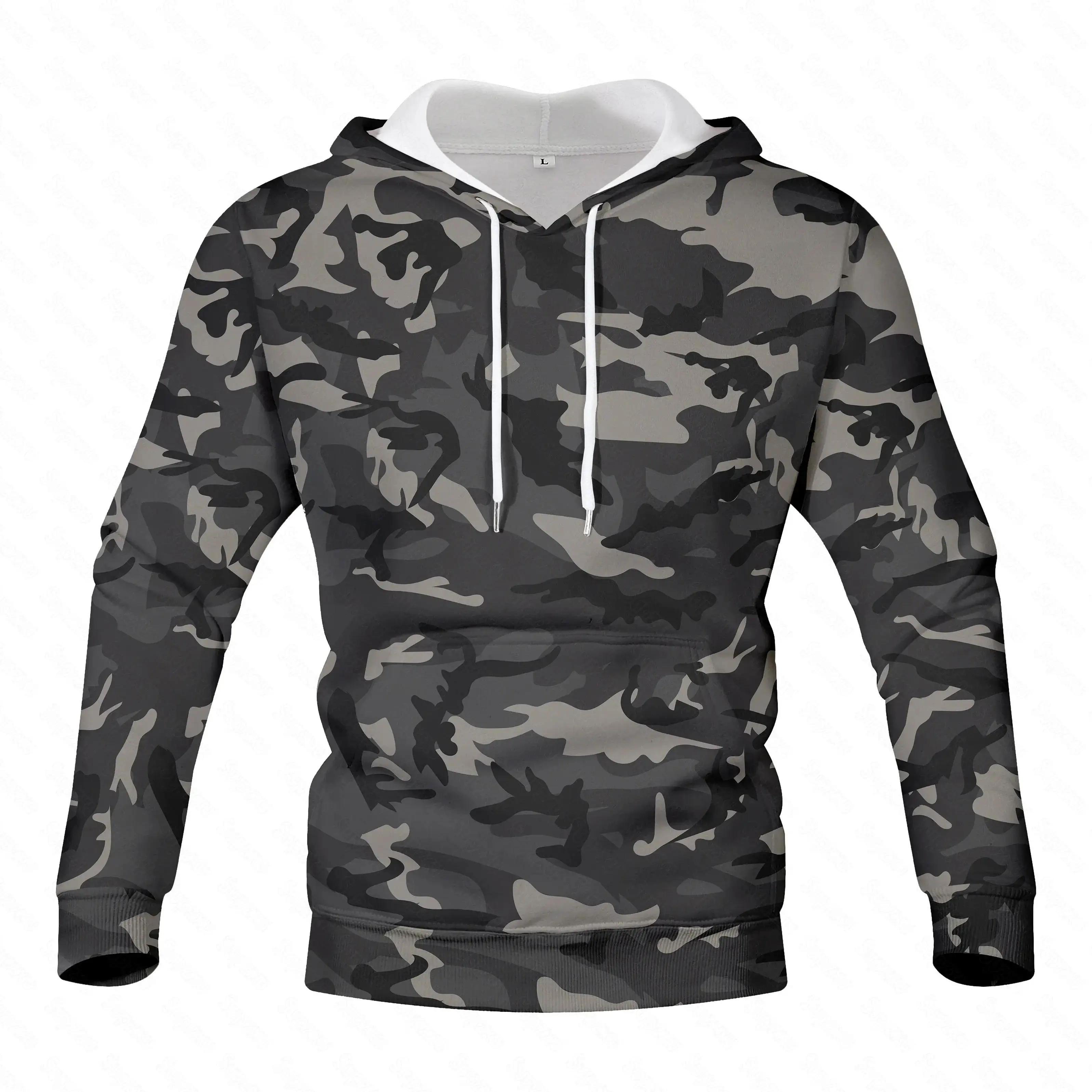 Bluzy z kapturem w kamuflażu Mężczyźni 2023 Wiosna Męskie wojskowe bluzy z kapturem Bluza męska Street Hoody Army Green Bluza Hip Hop S-4XL