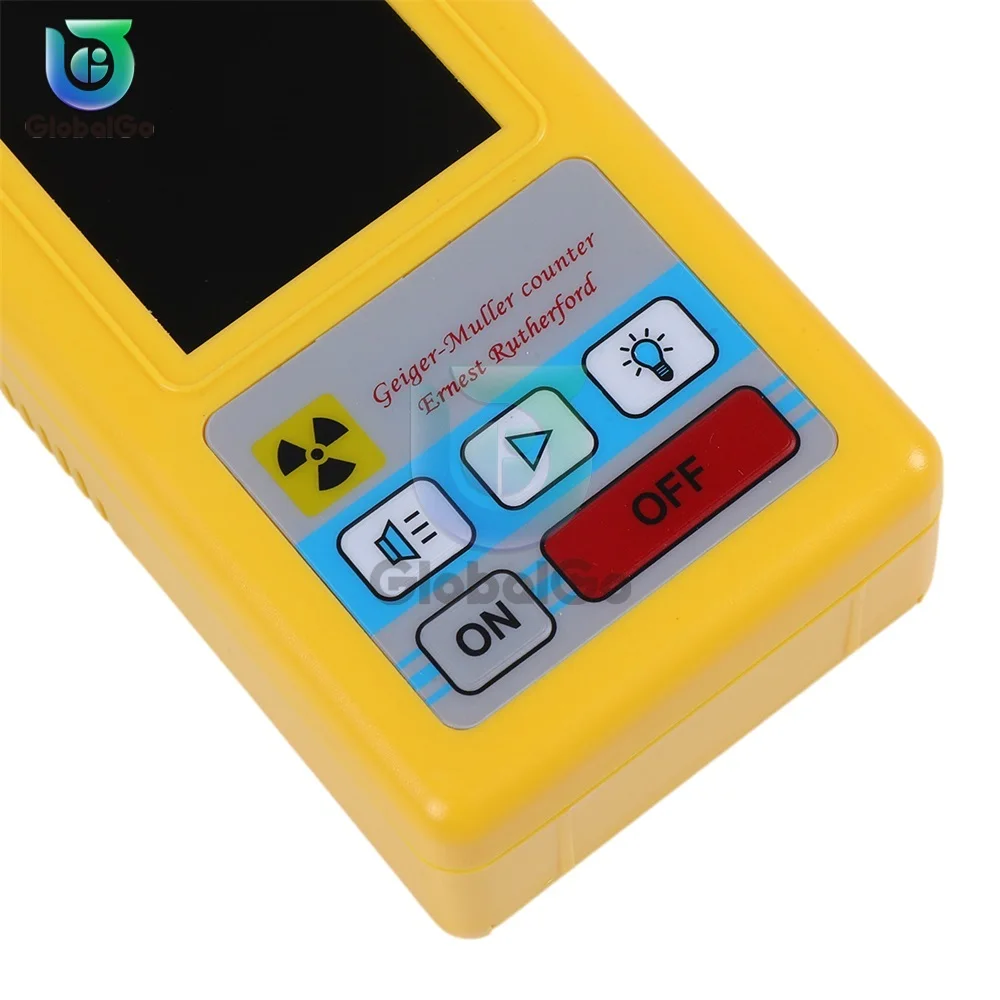 BR-6 Geiger เคาน์เตอร์เครื่องตรวจจับรังสีนิวเคลียร์ส่วนบุคคล dosimeter X-ray Beta Gamma เครื่องตรวจจับ LCD radioactive Tester เครื่องมือ