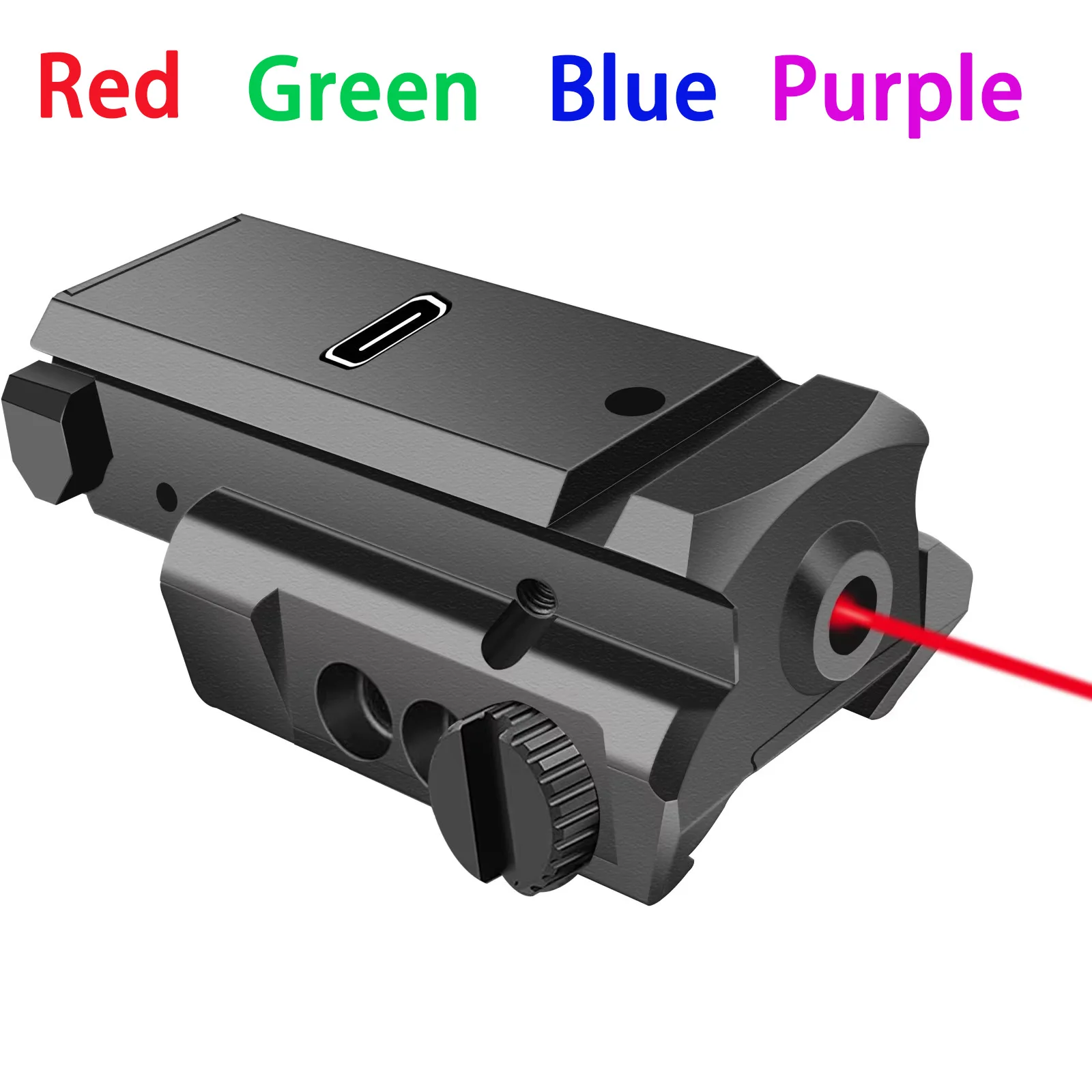 

Tactical Laser Sight for Ar15 Ak47 Glock Pistol Rifles with Picatinny Rail Mounts, Long Battery Life, USB Rechargeable, Rugged