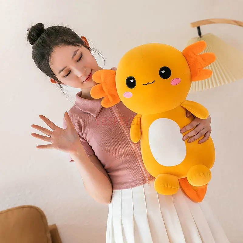 30-50cm Śliczny Axolotl Pluszowa zabawka Kreskówka Zwierzę Wypchana pluszowa lalka Urodziny Boże Narodzenie Halloween Prezenty Salamandra — zdjęcie 5