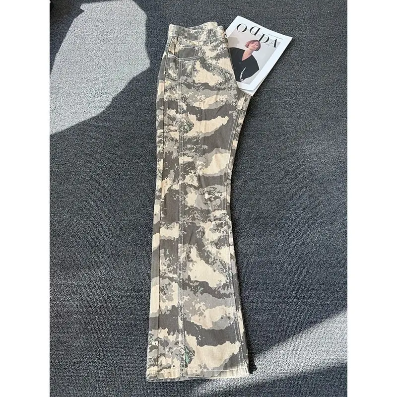 Summer Men Clothing 2026 Denim Man High-end Luxury Man Clothes Vintage Camouflage Tooling Jeans High Street Design Pants