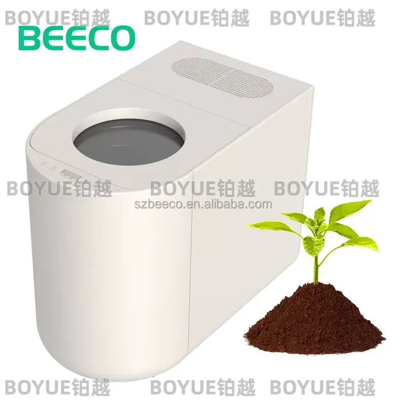for Electric 4.5L Stainless Steel Food Waste Composter Odorless Deodorant Waste Collector Household Kitchen Food Waste