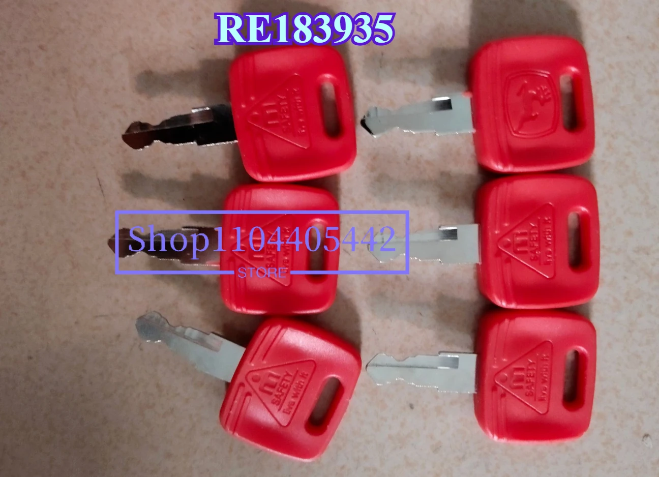 

RE183935 RE71557 Ключ зажигания для трактора J-OHN Deere 2038R 5320 3120 3320 3720 4210 4320 4510 4710 5045E 5103 5203 7130 723