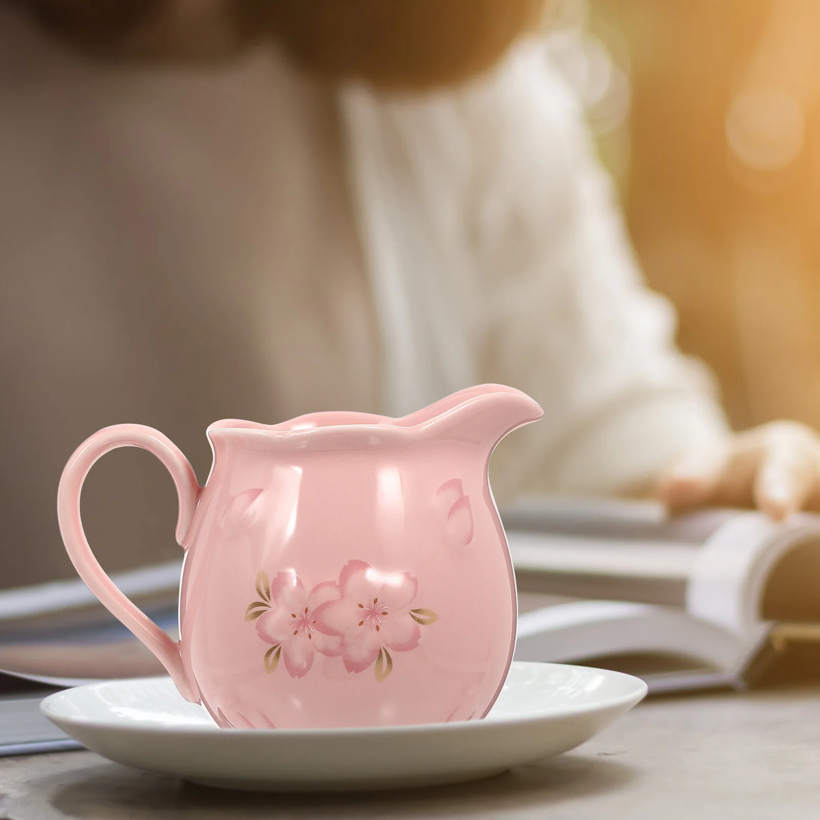 

Ceramic Coffee Creamer Sauce Cup Lightweight Portable Home Kitchen Supplies Seasoning Mini Cup Sauce Container