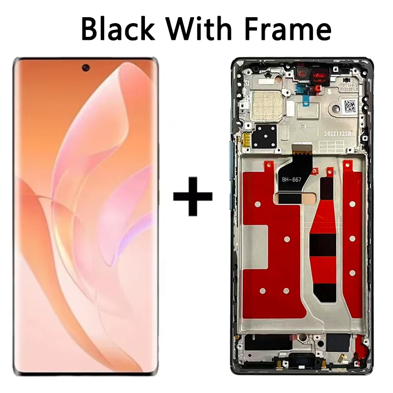 6.67'' New Screen For Huawei Honor 70 LCD Display Touch Screen Digitizer Assembly For Honor 70 FNE-AN00 FNE-NX9 LCD Display image 3