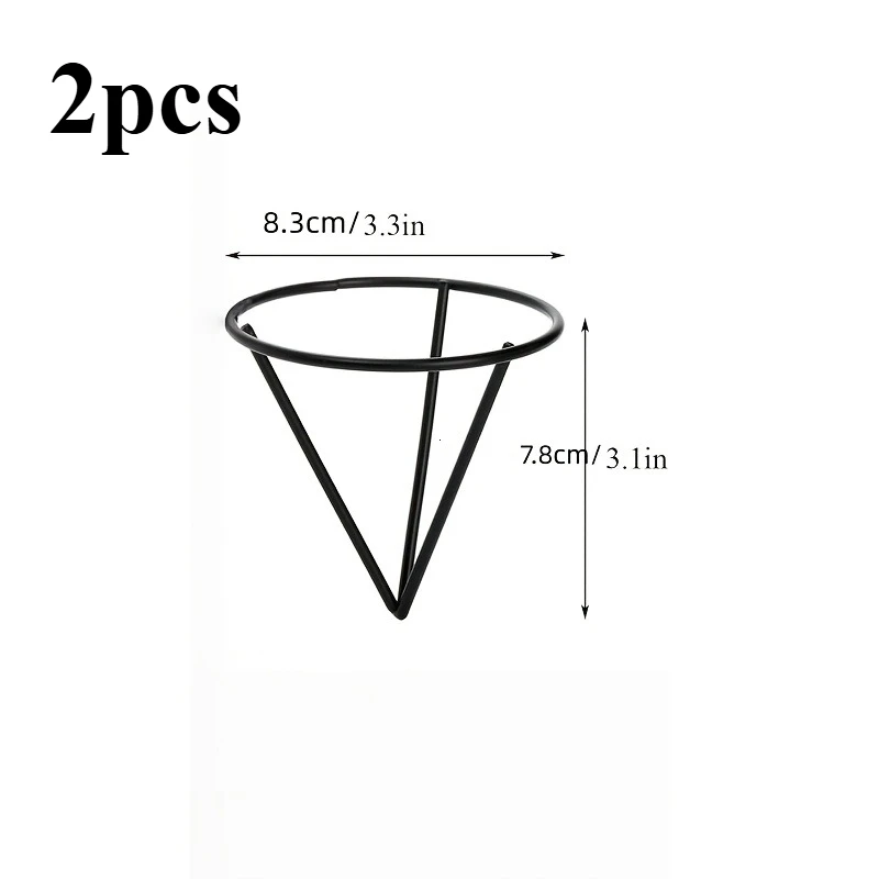 2 Hydroponic Seed Support Pots, Plastic Conical Seedling Containers, Suitable for Indoor and Outdoor Gardening
