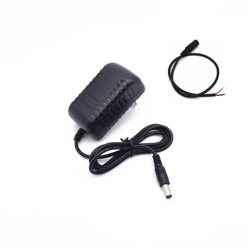 Li-ion Charger AC 110-240V DC 4.2V 8.4V 12.6V 16.8V 21V 25.2V 1A 2A For 18650 Lithium Battery Dc 5521 Female Cable