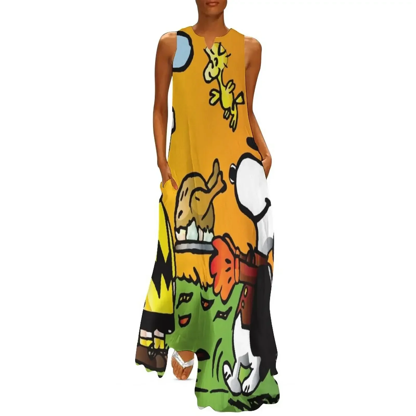 

Thanksgiving Friendship Long Dress dress summer womens clothing clothes evening dresses women Dress