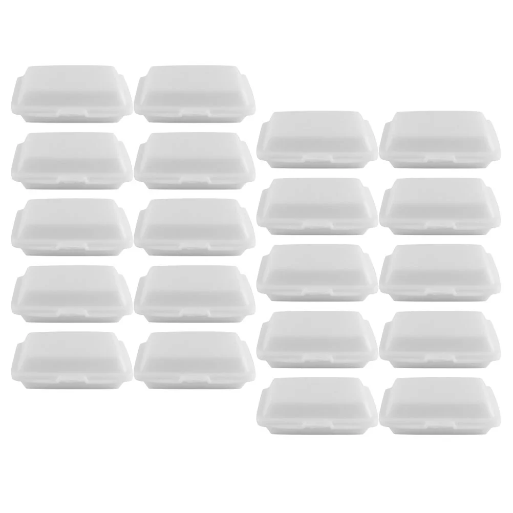 20 pcs House Miniature Takeaway Box Simulation Takeaway Box Toys Lunch Box Models simulation takeaway box model