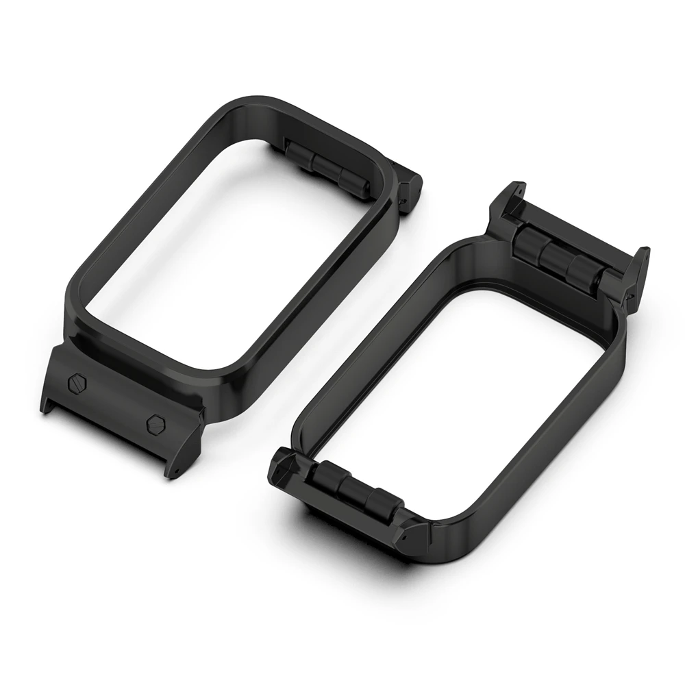 เคสโลหะสําหรับ Xiaomi Band 9 Active/Redmi Band 3 กรอบนาฬิกาสมาร์ทคุณภาพสูงอุปกรณ์ป้องกันเชื่อมต่อ 18 มม.Widt