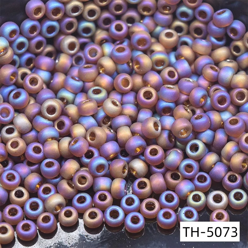 5g TOHO Round Beads 11/0 2MM Frosted Metal Series Japan Imported Hand-Made Beads For DIY Material