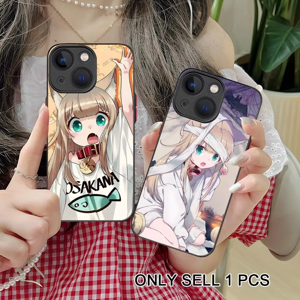 

Anime Kinako Hara Phone Case for iPhone 17 16 15 14 13 12 11 X XR XS Air Pro Max Plus Mini Skin Feel Cover