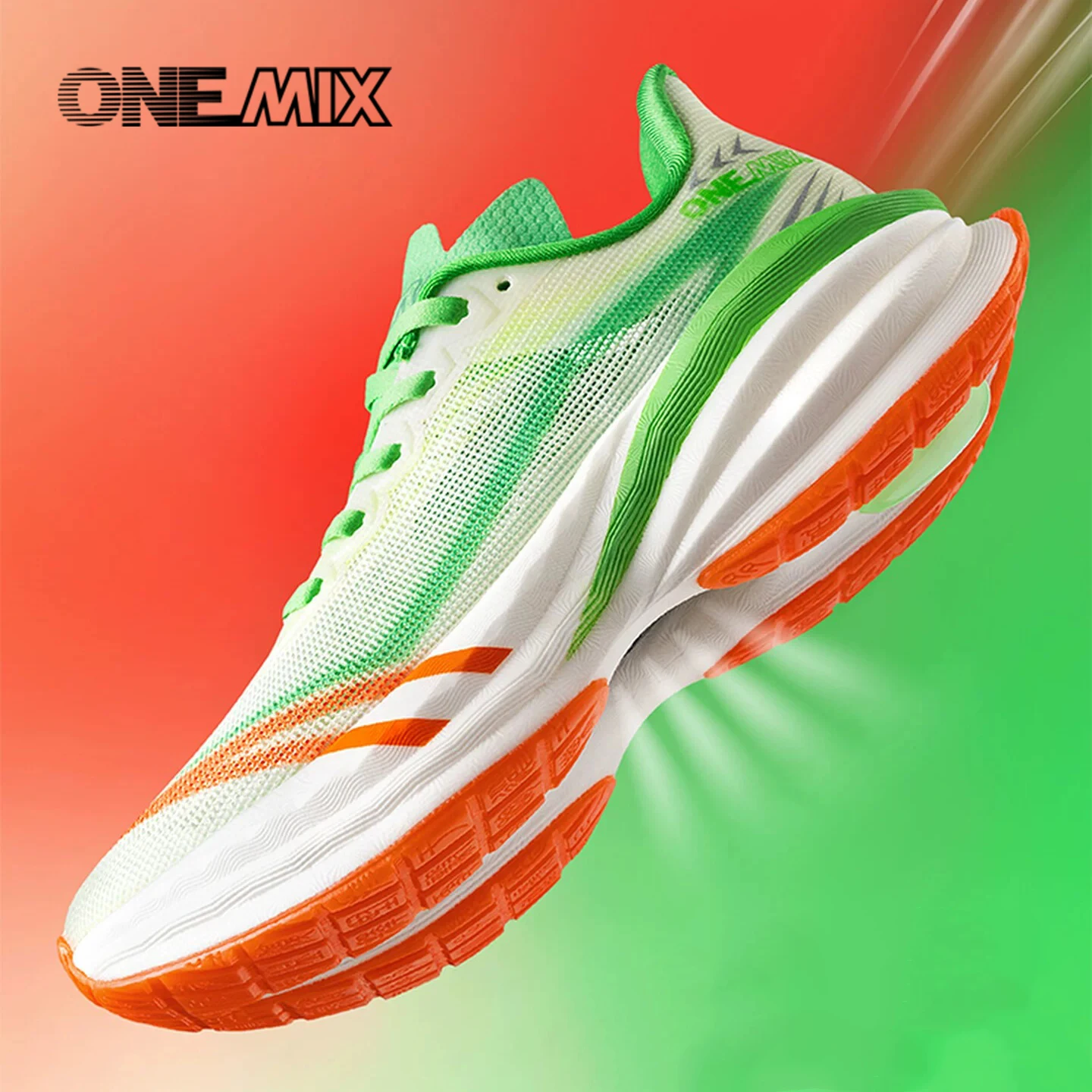 ONEMIX Men's Running Shoes Sport Sneakers Lightweight Cushioned Athletic Shoes for Women Shock Absorbing Outdoor Jogging Shoes
