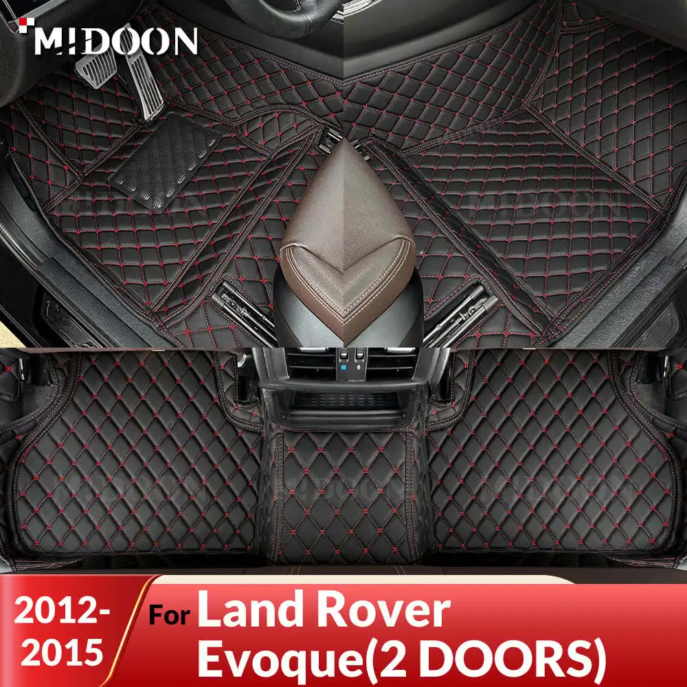 

Автомобильные коврики MIDOON для Land Rover Evoque (двух дверей) 2012-2015, автомобильные подушечки для ног на заказ, ковровое покрытие, аксессуары для интерьера