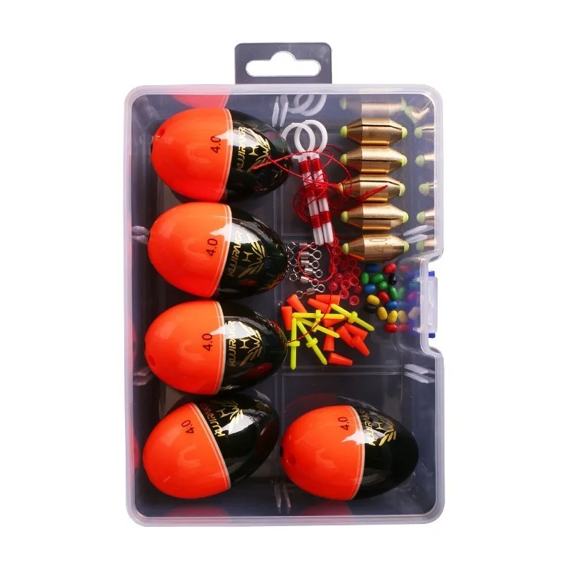 47 juegos de flotadores Apo para pesca en el mar, juego de flotadores ondulados para lanzamiento de largo alcance y juego de flotadores de pesca en roca para pesca flotante - imagen 4