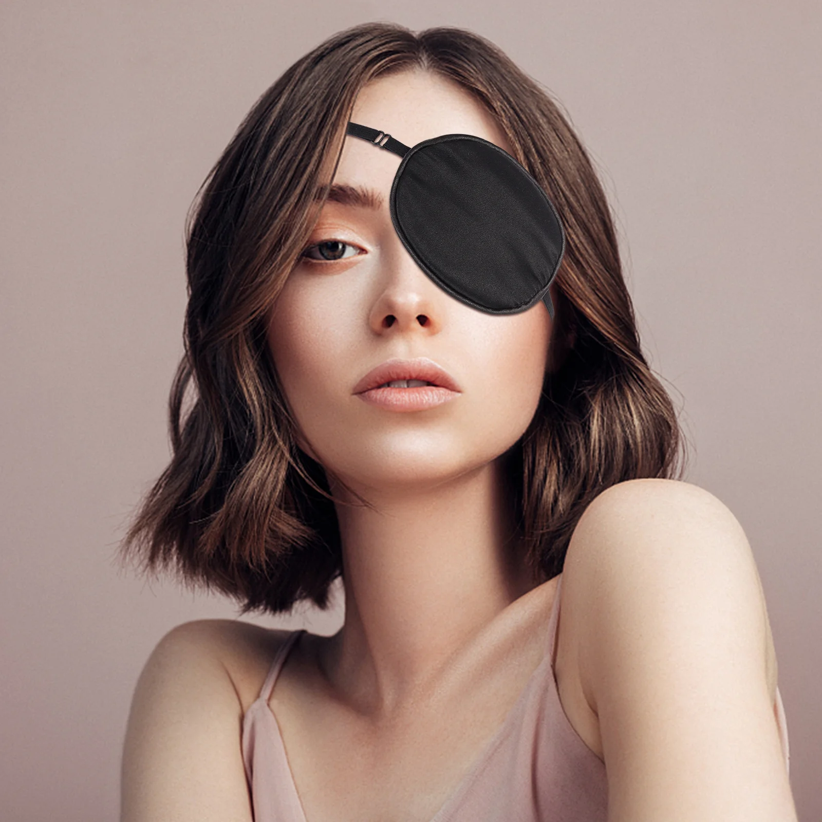 

2 шт., многоразовый чехол для амблиопии с одной нашивкой, компактный, легкий для ежедневного использования, портативный, для тренировок по зрению, защитный глаз