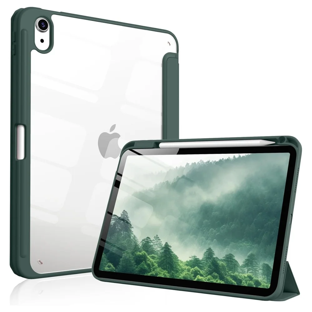 

For iPad Pro M5 11 th iPad A16 Air 11 13 M3 M2 M4 12.9 " 9 8 7 6 5 4 10 th Mini 7 6 Funda Magnetic with Pencil Slot Flip Cover