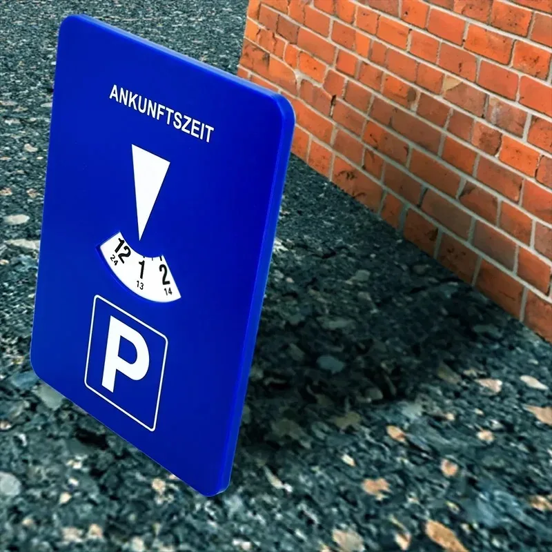 سيارة وقوف السيارات القرص الموقت على مدار الساعة عرض الوقت أدوات وقوف السيارات البلاستيكية الزرقاء 24 قرص وقوف السيارات وقوف السيارات متر