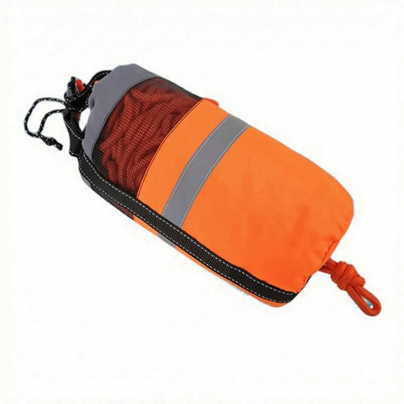 High Visibility Rescue Throw Rope 15M with Drawstring Closure for Water Emergency Assist Bag Portable Boating Accessory Gear