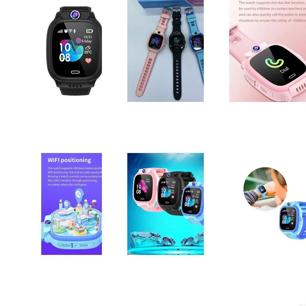 

M6CA Kids Wwatch с телефоном вызовы SOS погода Фотография сфотографии для формирования тревоги.