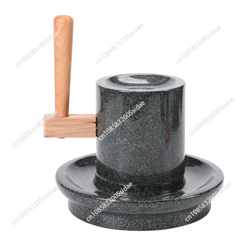 Tea Matcha Special Stone Grinding Bluestone Small Mill Hand Grinding Tea Grinding Ornaments Kung Fu Tea Set