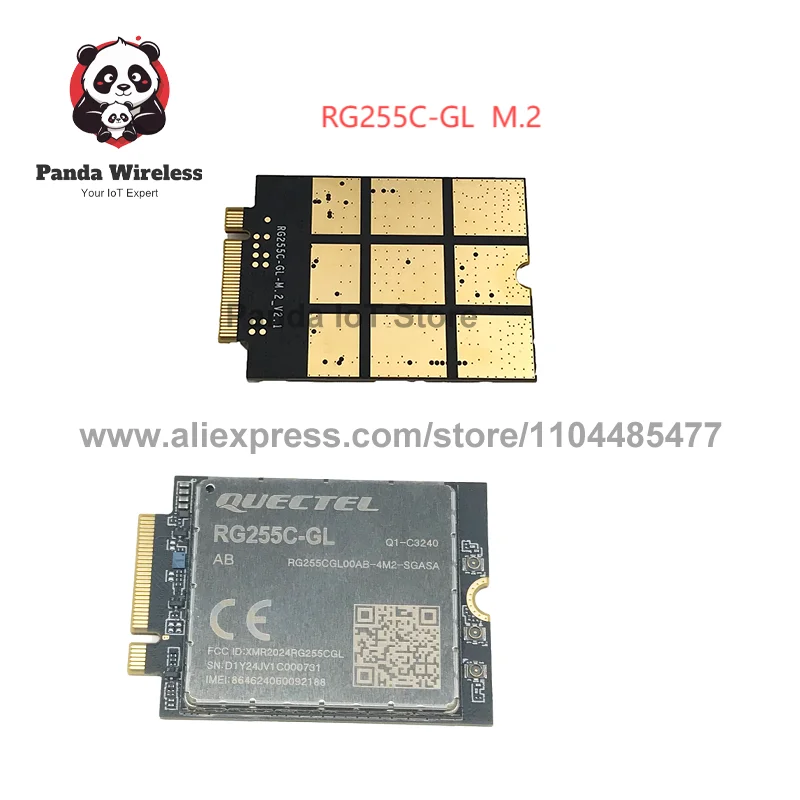 Quectel RG255C-GL M.2 Pacote Módulo WWAN 5G RedCap RG255C RG255CGL00AB RG255CGL00AB-4M2-MN0AA LTE Fallback 5G SA Modo PCIe USB