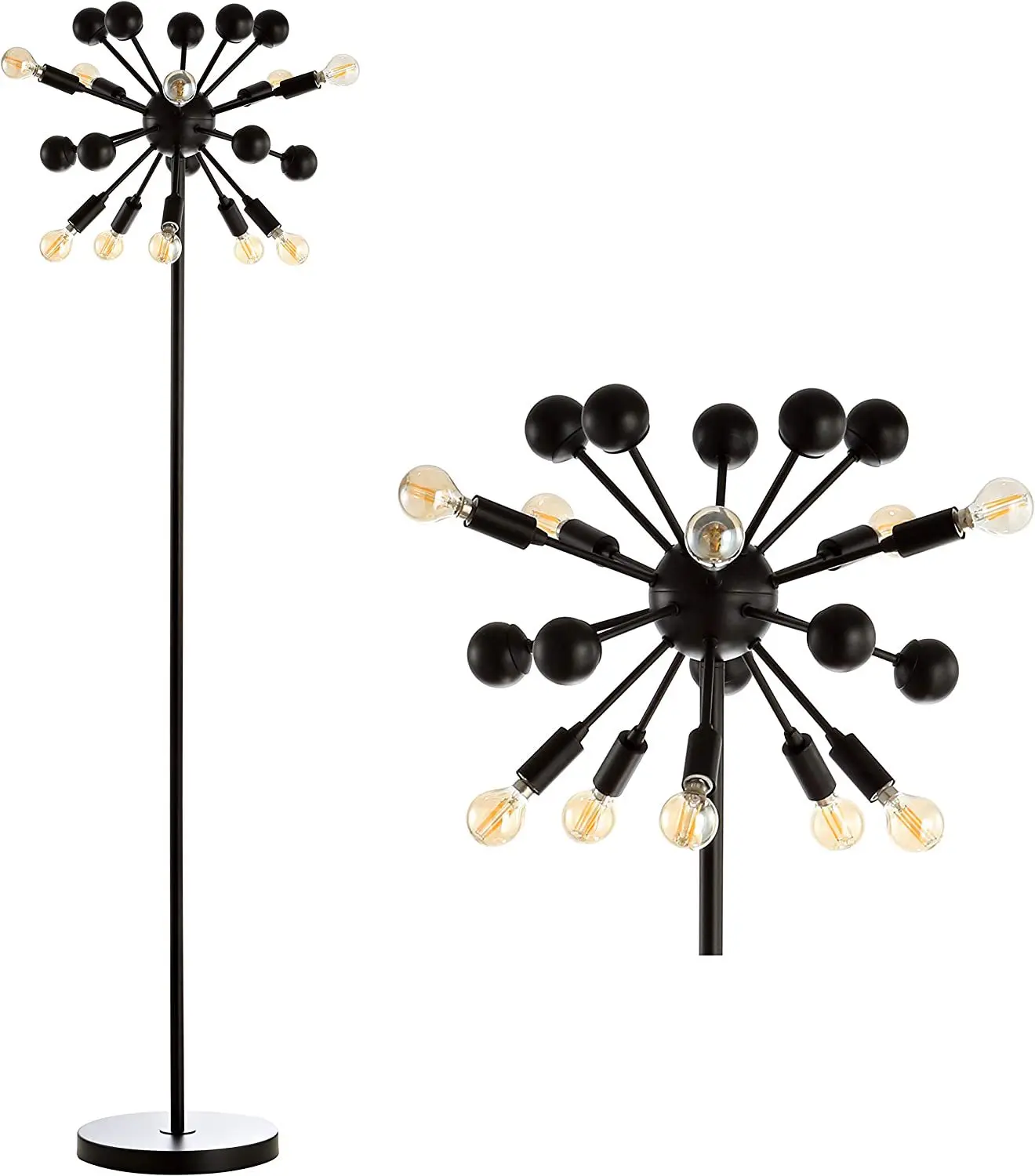 

Retro satellite floor lamp black wrought iron floor lamp