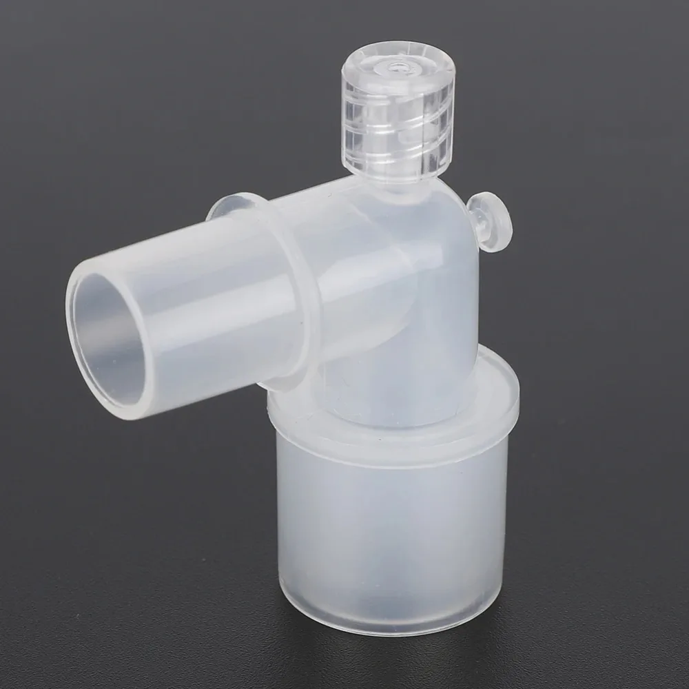 L Shaped Plastic Hose Connector Breathing Tube Connection Adapter For Ventilation Tube Ventilator Accessories Medical Equipment