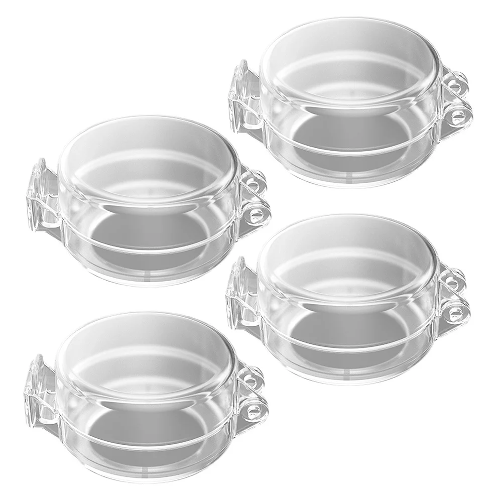 4 قطعة قفل باب أمان الطفل واضح Babyproof غطاء مقبض الباب لا أدوات المطلوبة سهلة التركيب للخزائن موقد أقفال أدراج المنزل #6