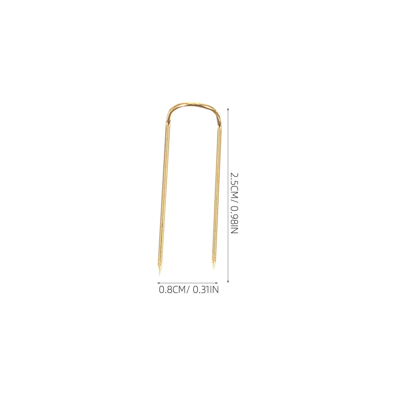 

50pcs U Shaped Pins For Metal Blocking Needle Reusable Wear-Resistant Small Sewing Pin Portable Compact Sewing Supplies For