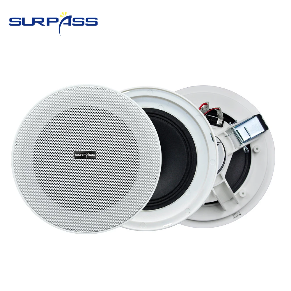 Настенный усилитель Bluetooth, умный домашний аудио, мини-сенсорный экран, 4*20 Вт, стереозвук, музыкальная панель, система PA, громкоговоритель, потолочный динамик