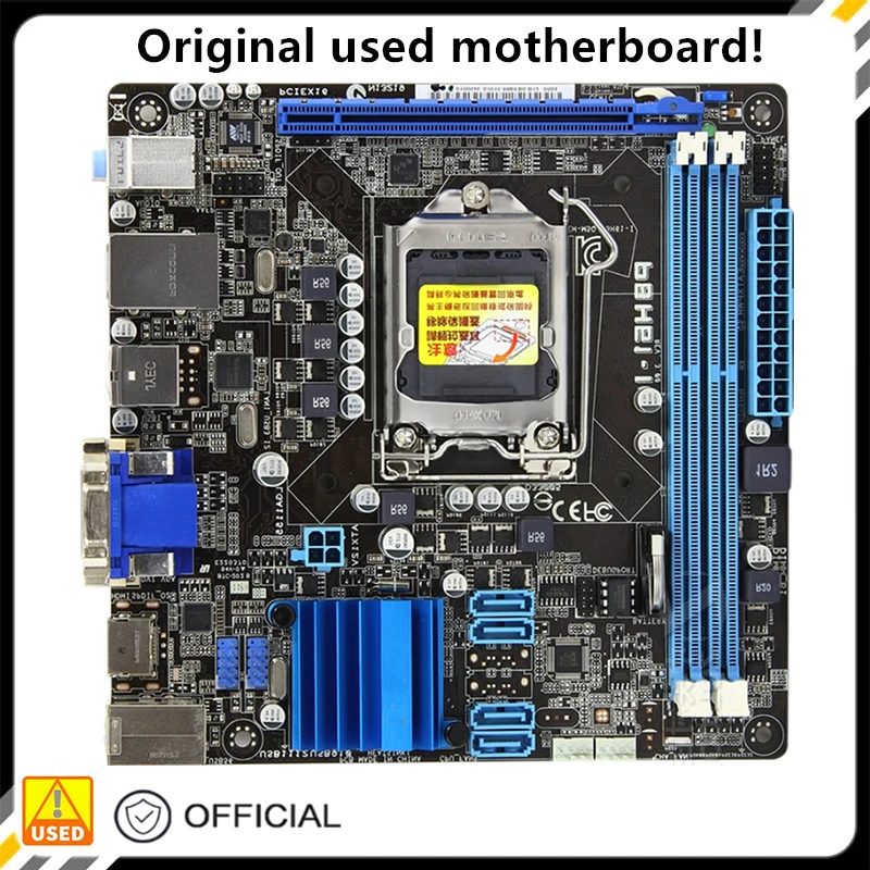 

H61 P8H61-I H61M P8H61 Used Desktop Board H61 Slot LGA1155 DDR3 Motherboard SATA2 USB2.0 Support I3 I5 I7