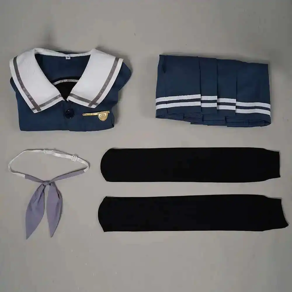 Unisex Anime Cos Soyo Nagasaki Cosplay Costumes Sets Suit Student Uniform Dress Custom Size