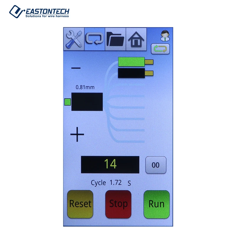 EW-1105 Automatic Rotary Micro Braided Wire Stripper 6.5mm Sheathed Cable Coaxial Cable Stripping Machine