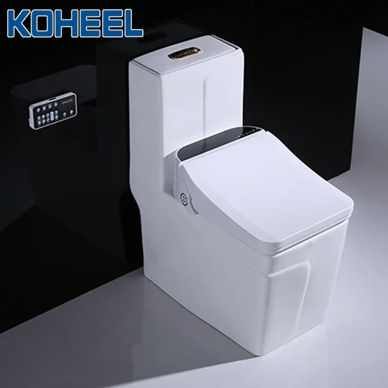 

KOHEEL square intelligent toilet seat cover electronic bidet bowls heating clean dry smart lid for bathroom