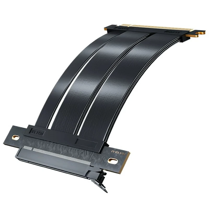 Suitable for PCIE 4.0 Graphics Card Extension Cable Adapter Cable PCI-E X16 To X16 Cable Vertical Bracket Set 5.0