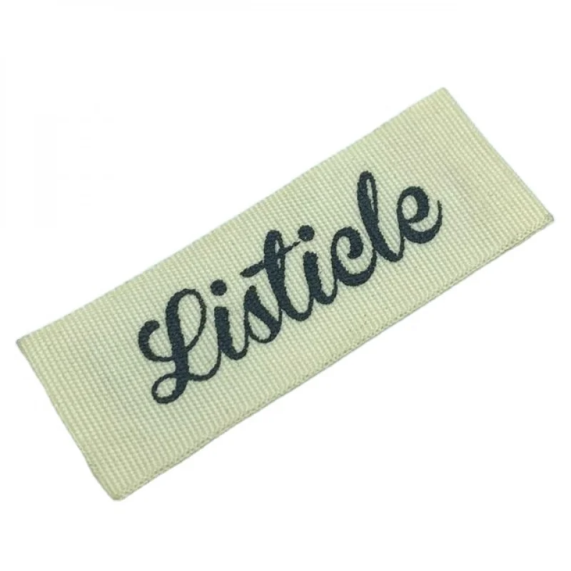 

Custom..pieces.Customised Woven Labels Garment Accessories Custom Logo and Name Printed Care Custom Size Design