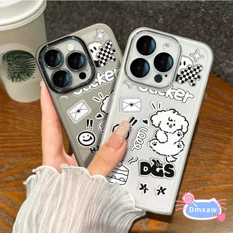 حافظة هاتف شفافة على شكل جرو لطيفة لهاتف Tecno Spark 40C 40 Pro Plus 30C 30 Pro 20 Pro Plus 20C 10C 9 8C 6 GO 2 1 2025 4G 5G غطاء ناعم