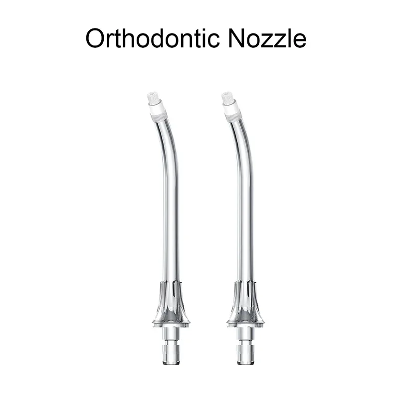 فوهات تنظيف الأسنان بالماء البديلة من Jet Tips، مناسبة لري الفم XIAOMI Mijia، أطراف إعادة تعبئة Waterpick قطعتان غير أصلية