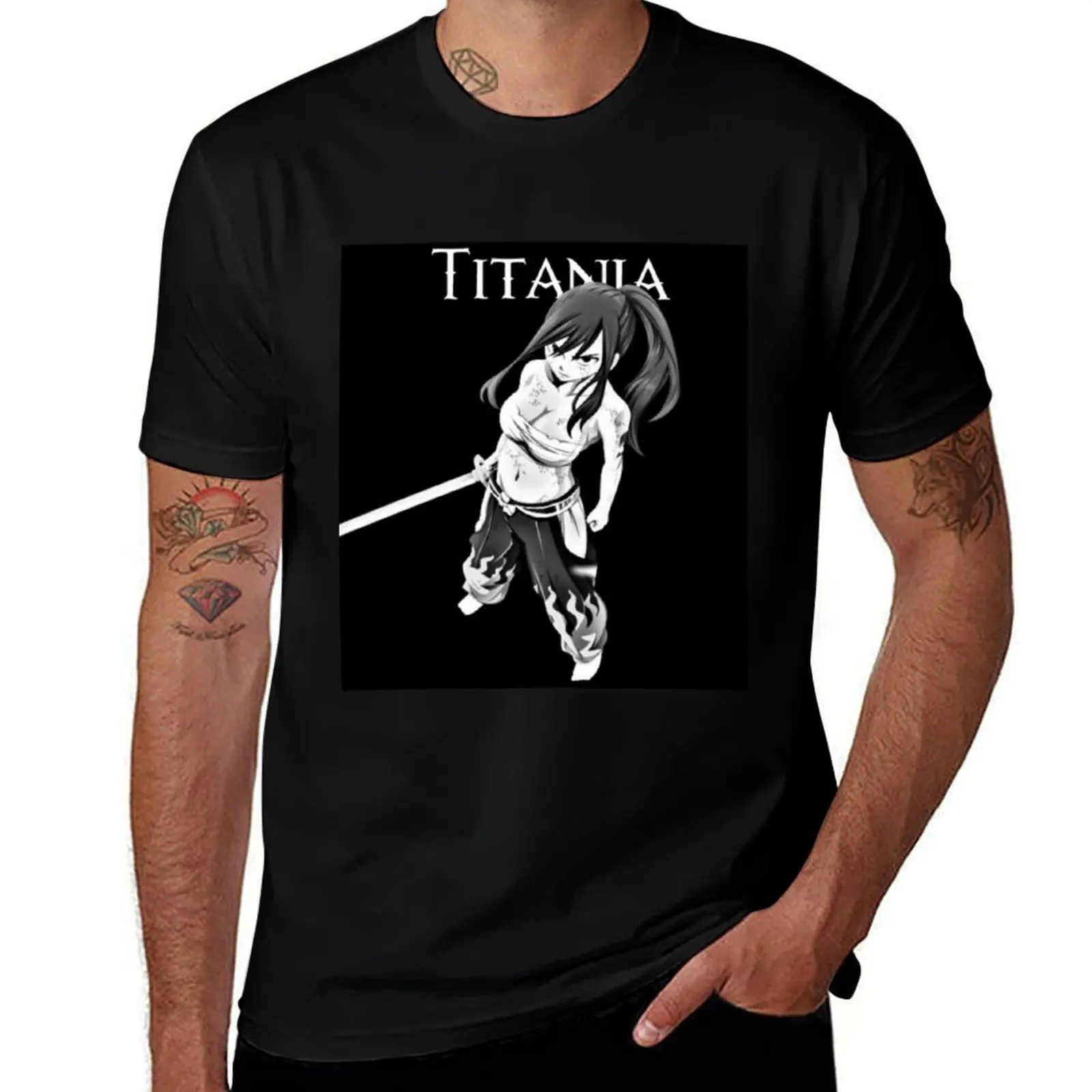 

Titania T-Shirt for a boy oversized football t shirt Luxury man mens t shirt graphic