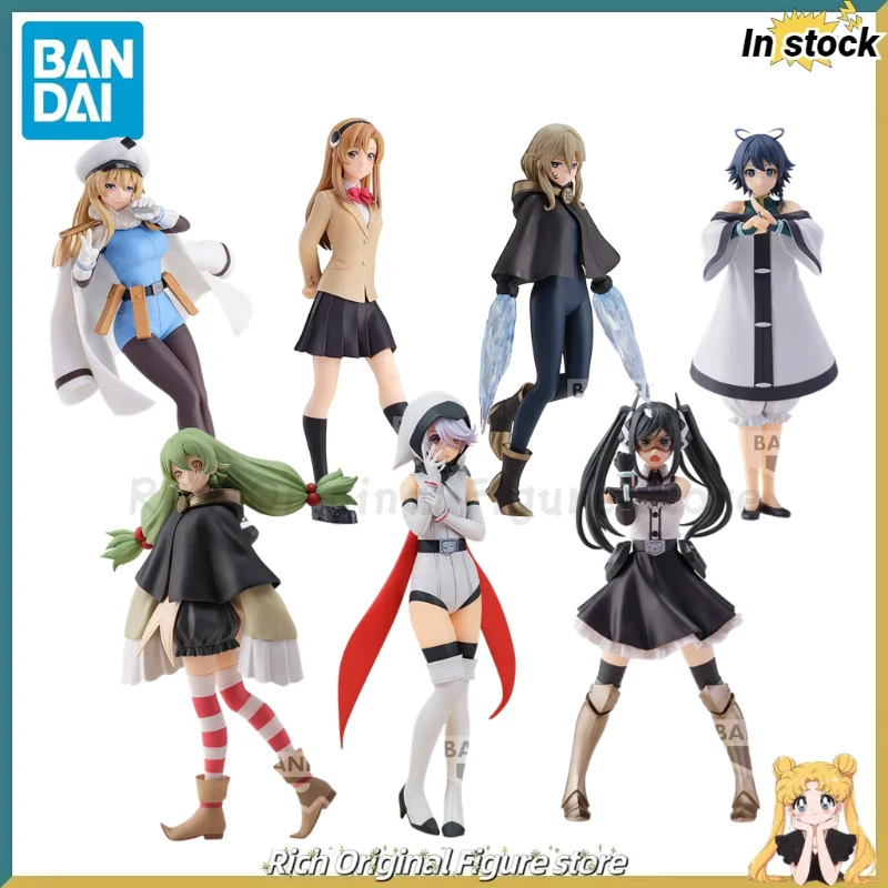 재고 있음 오리지널 반다이 반프레스토 씩 레이디 블랙 Kufufu Tzveta Ming Ming Li SPIRITS Koishikawa Iko Toys 모델 피규어 장식품