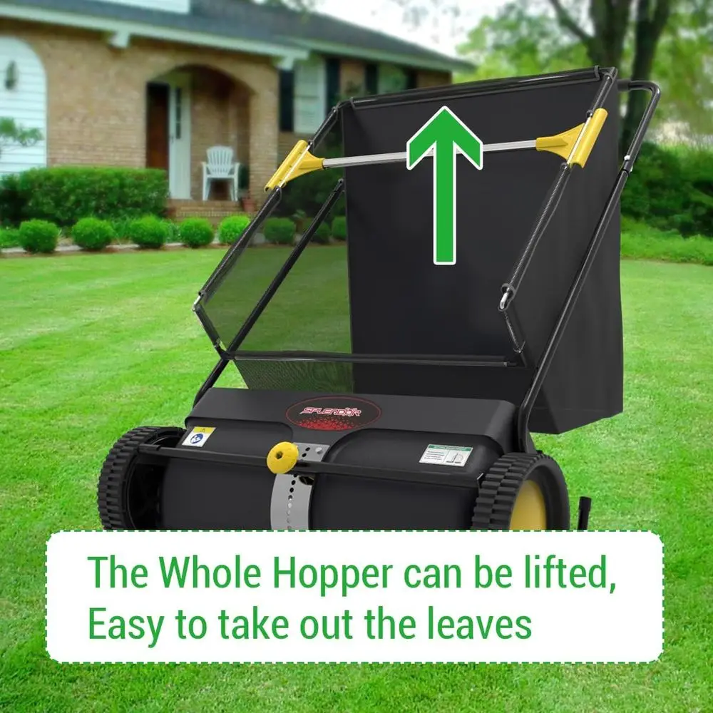 26 مكنسة العشب المشي - LS-650A2 آلة تنظيف الفناء والطرق