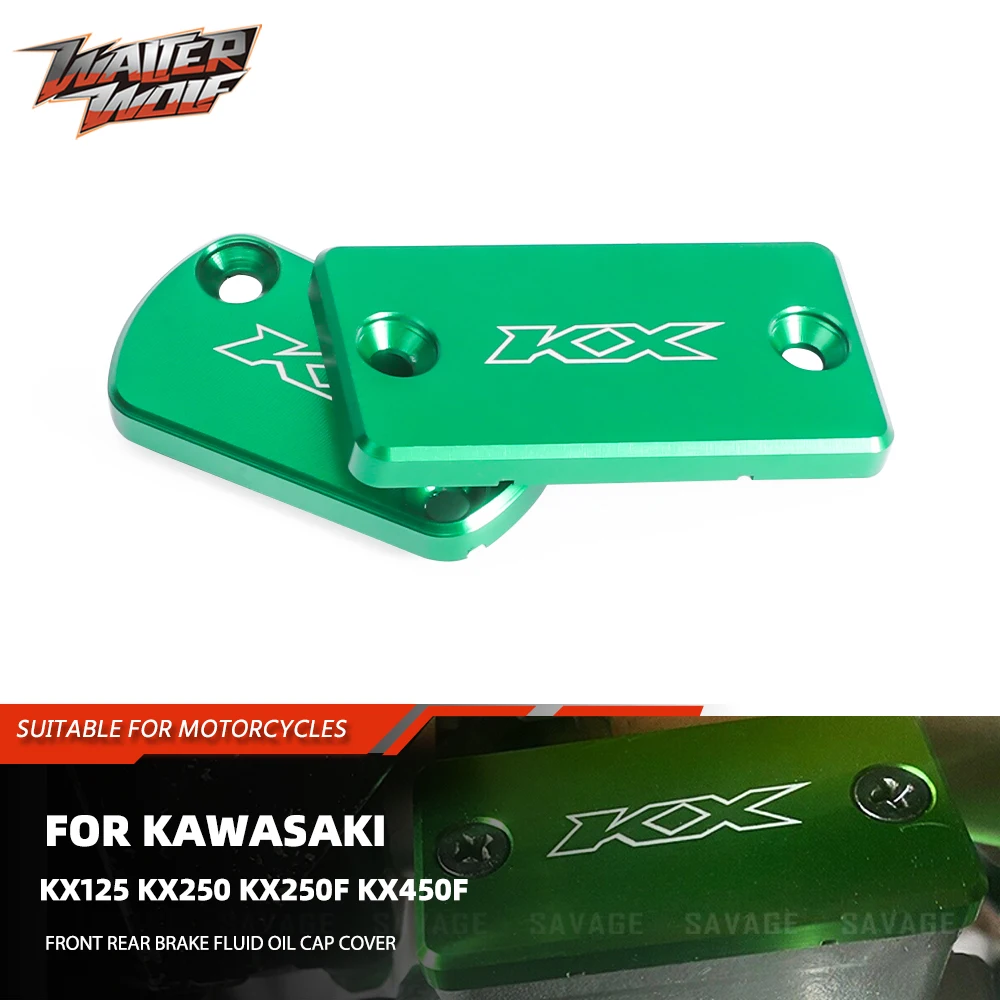 

For Kawasaki KX125 KX250 KX250F KX450F Front Rear Brake Fluid Oil Cap Reservoir Cover KX 125 250 250F 450F Motorcycle Accessorie