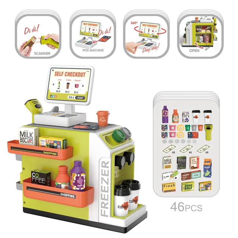 2026-supermarket-cash-register-simulation-model-toy-convenience-store-pretend-play-game-kids-gift-for-boys-girls