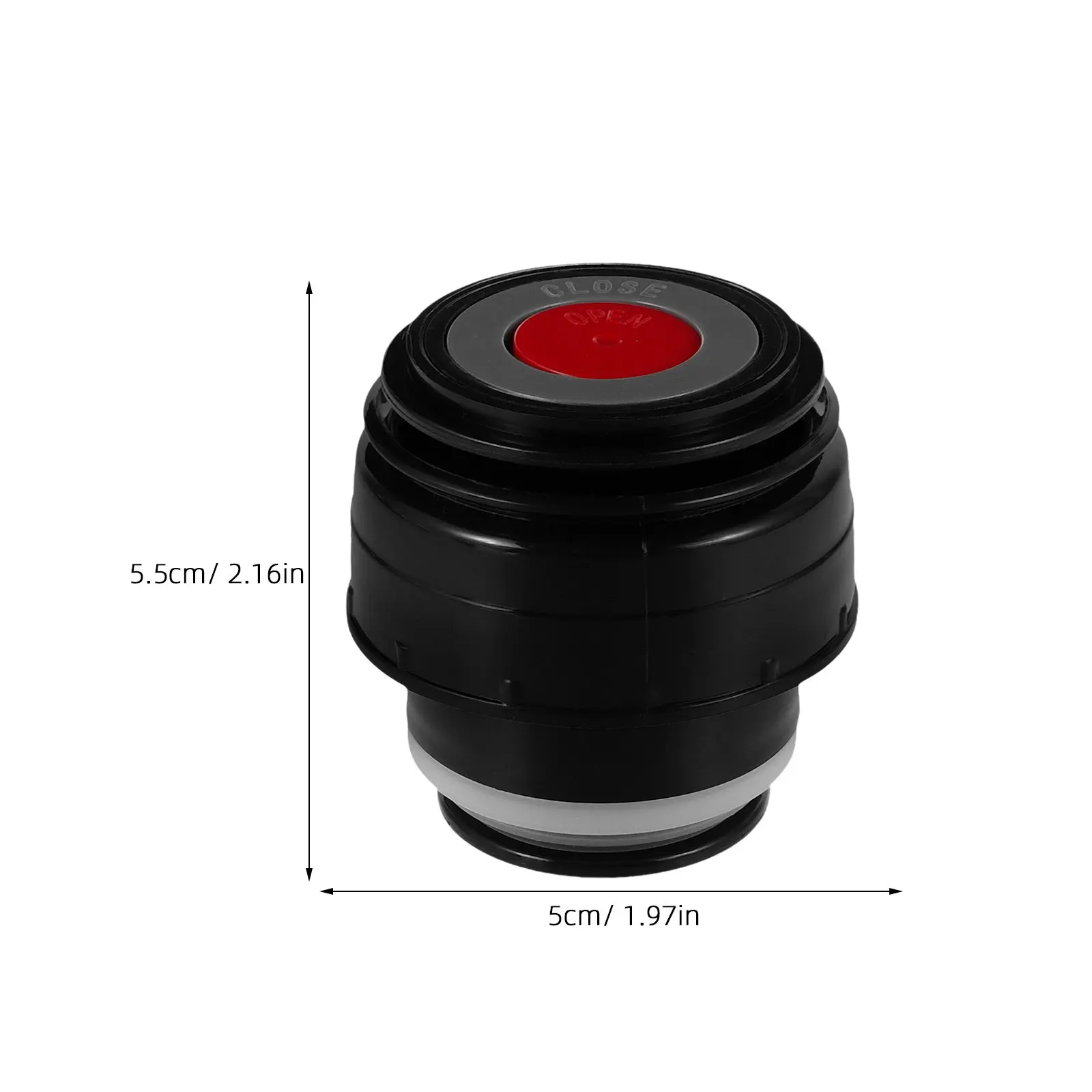 2Pcs Replacement Lid for Insulated Cup Thermal Bottle Stopper Universal Fit 45Mm Diameter 500Ml to 1200Ml Open Close