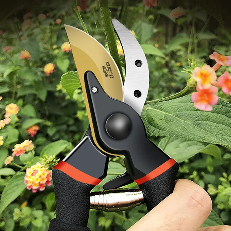 10 Inch Garden Pruner Shears SK5 Blade Pruning Scissors for Bonsai Fruit Trees Flowers Branches Garden Pruners